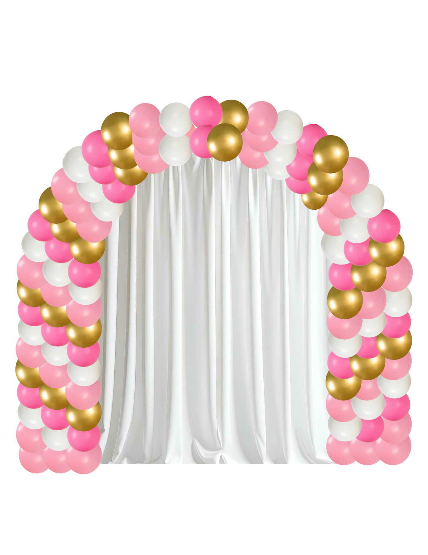 Classic Arch with Traditional Draping