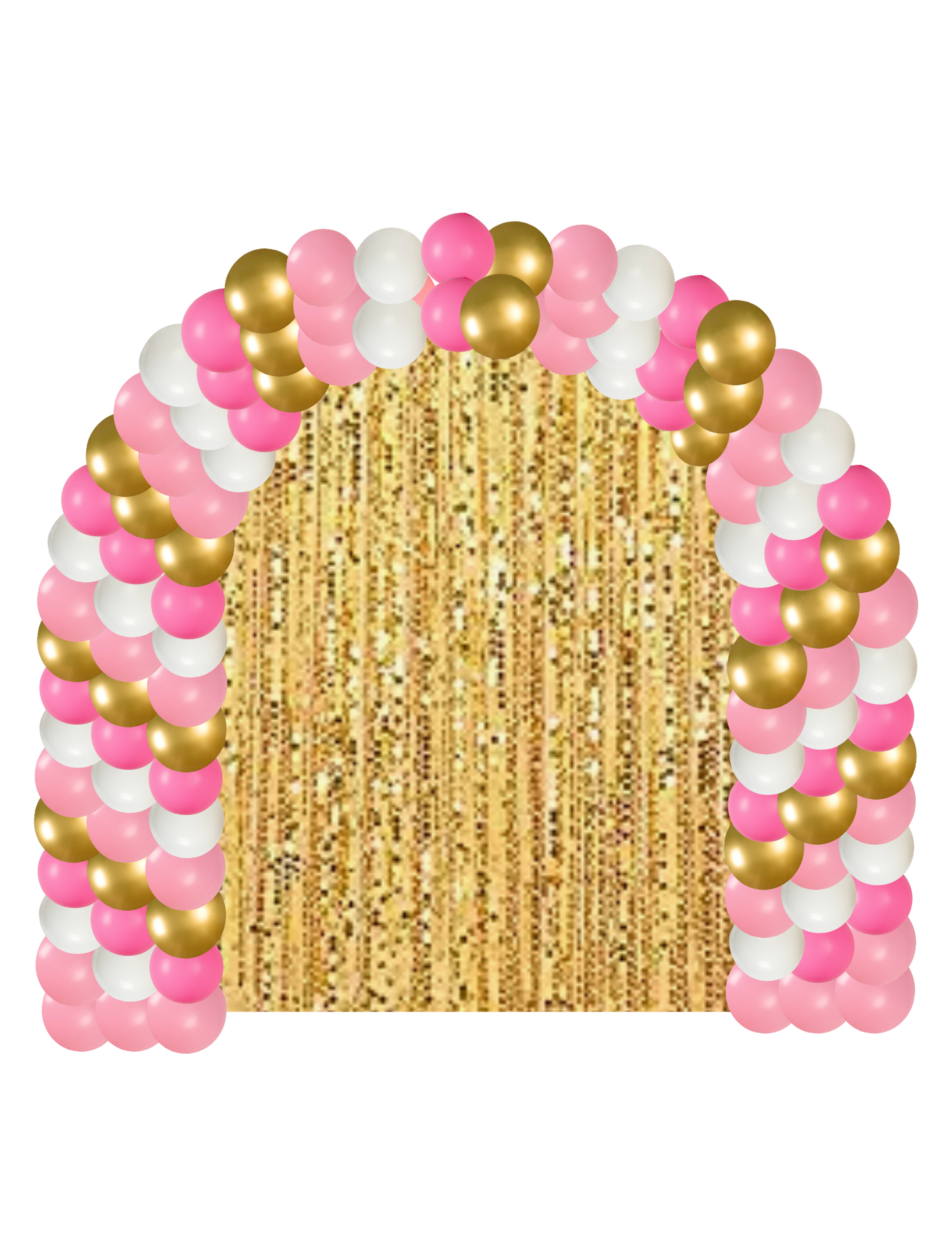 Classic Arch with Sequin Draping