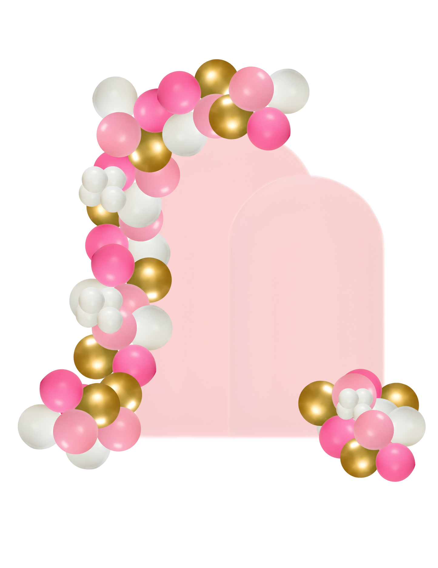 Double Chiara Backdrop with Double Garland