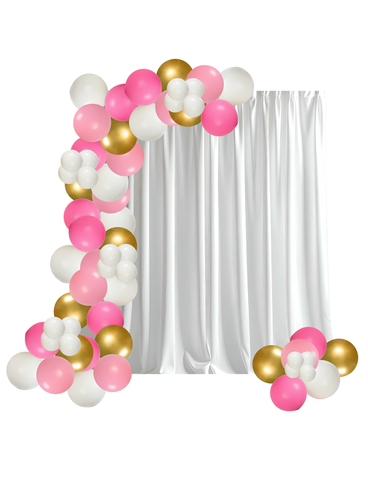 Traditional Draping Backdrop with Double Garland