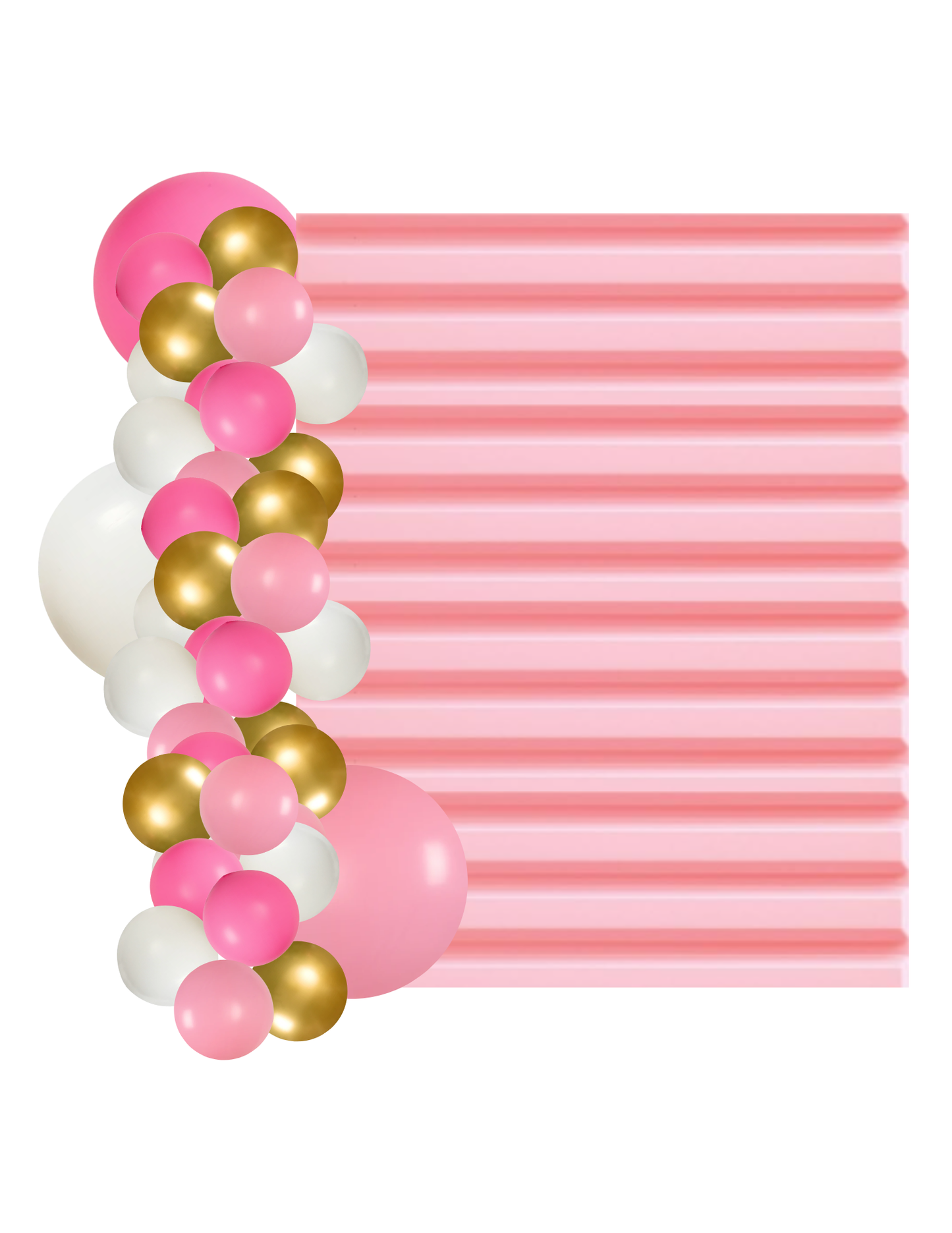 Custom Wall Backdrop with Organic Garland