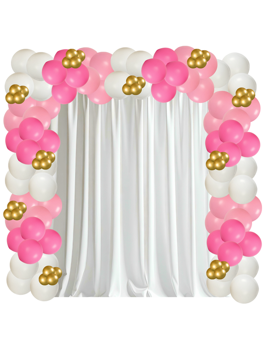 Square Arch with Traditional Draping